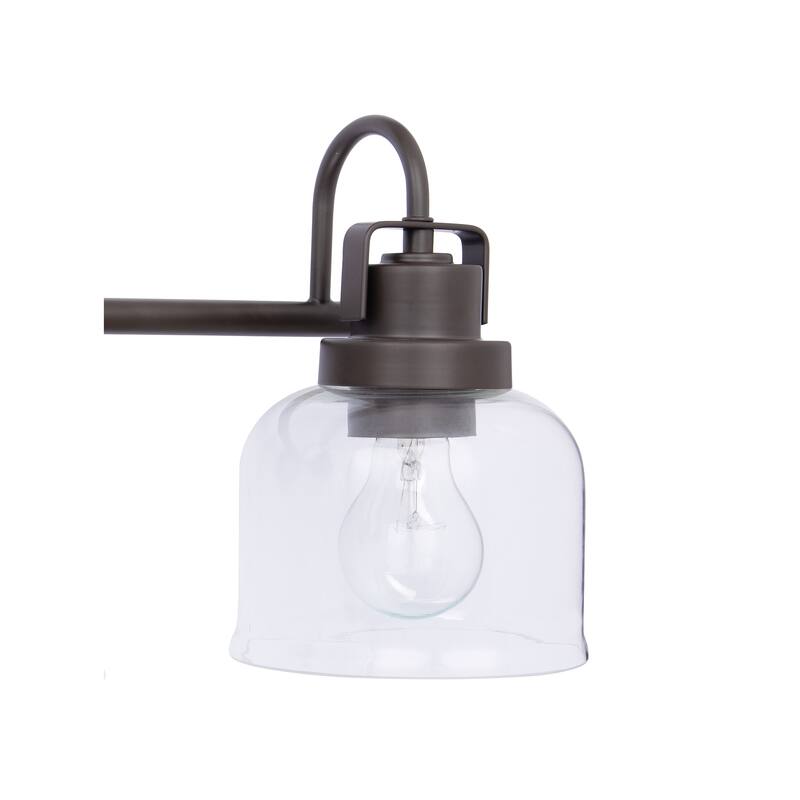 Brio Lighting Brighton Farmhouse 3-Light Dimmable Bathroom Vanity Light