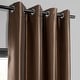 preview thumbnail 69 of 70, Exclusive Fabrics Grommet Blackout Faux Silk Taffeta 108-inch Curtain (1 Panel)