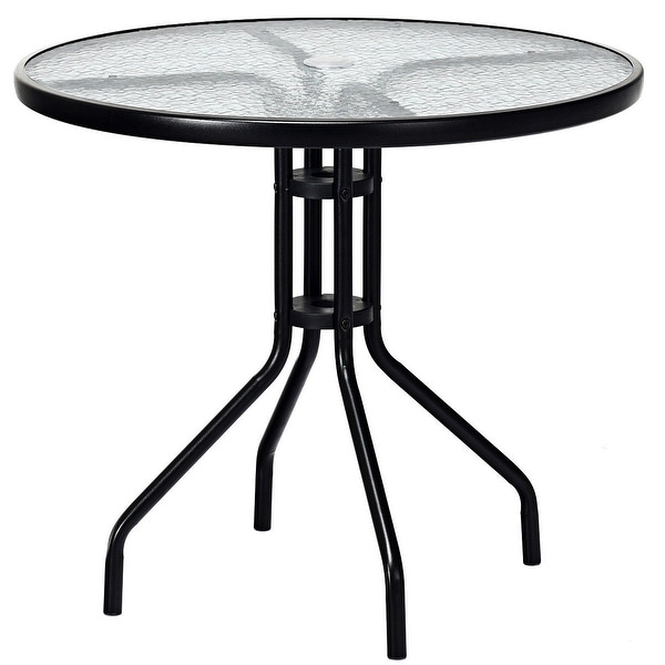 high top patio table with umbrella hole