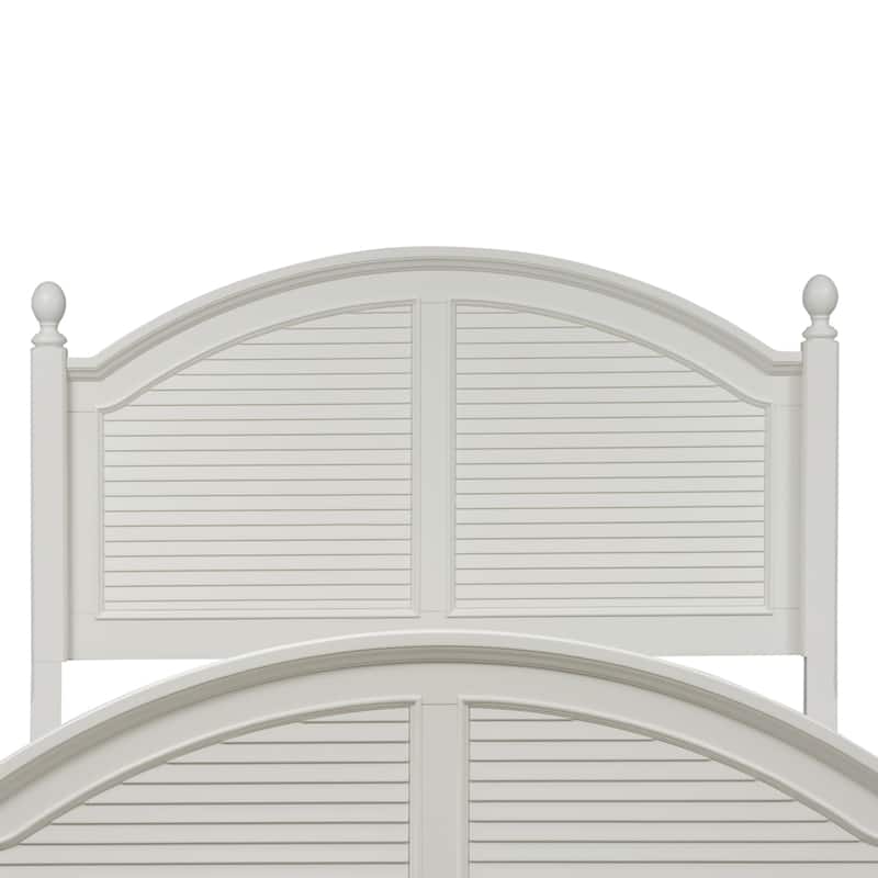 Summer House I Oyster White Queen Poster Headboard