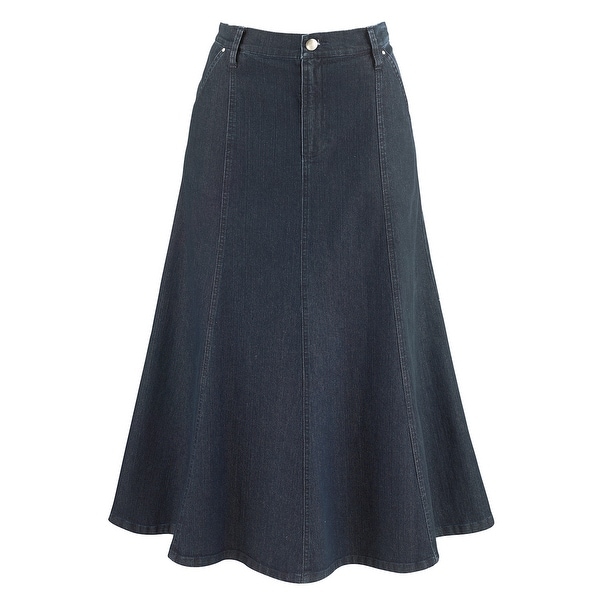maxi women's denim skirts
