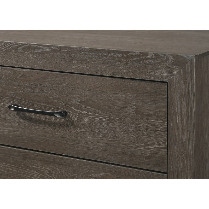 1pc Contemporary Two-Drawers Nightstand