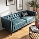 preview thumbnail 2 of 10, Calymne 84" Modern Square Arms Sofa with Button-Tufted Back by HULALA HOME