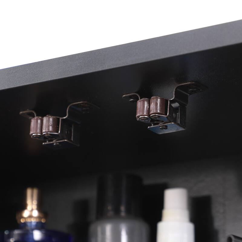 Over The Toilet Storage Cabinet, Farmhouse Medicine Cabinet with 2 Door and Adjustable Shelves, for Bathroom, Living Room