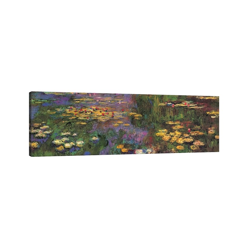 iCanvas "Water Lilies" by Claude Monet Canvas Print