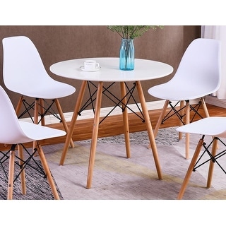 Shop Carson Carrington Kungsangen White And Beech Wood Dining Table Overstock