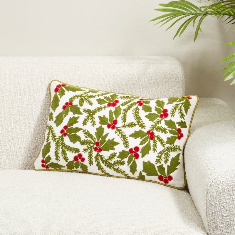 Holly Throw Pillow