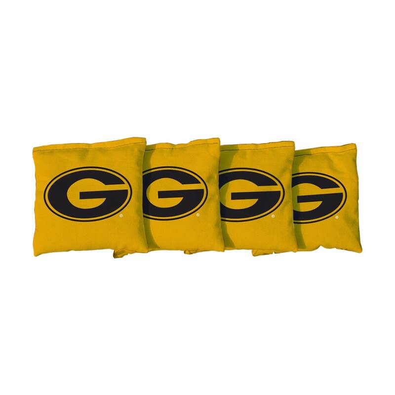 Grambling State University Tigers Yellow Cornhole Bags - All-Weather Resin Filled