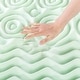 preview thumbnail 4 of 6, 4 Inch 5-Zone Memory Foam Mattress Topper with Calming Green Tea Infusion