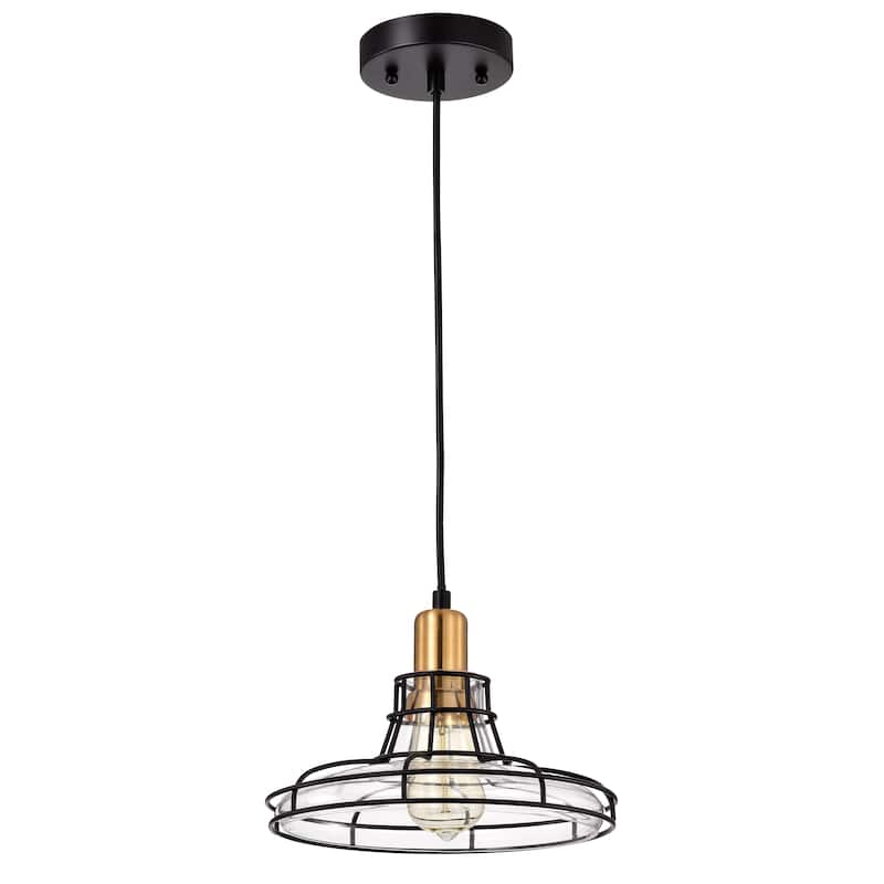 1-light Oil Rubbed Bronze Hanging Pendant