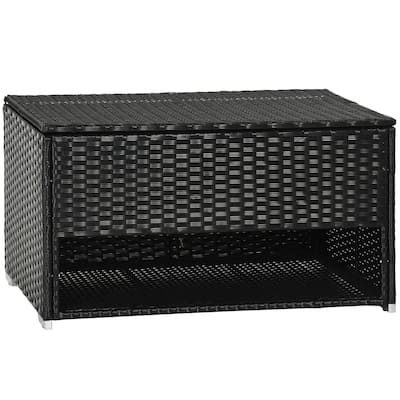 Outsunny Outdoor Deck Box & Shoe Storage