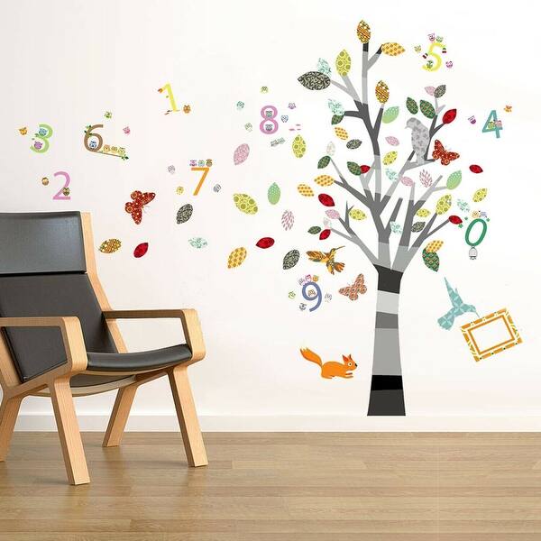 slide 2 of 6, Walplus Colorful Photo Number Children Kids Wall Sticker Nursery Decor