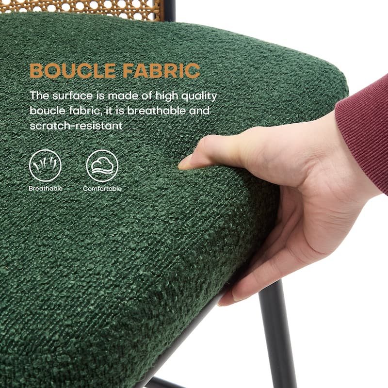 26"/29" Rattan Upholstered Bar Stool /Counter Stools Set of 2/3/4