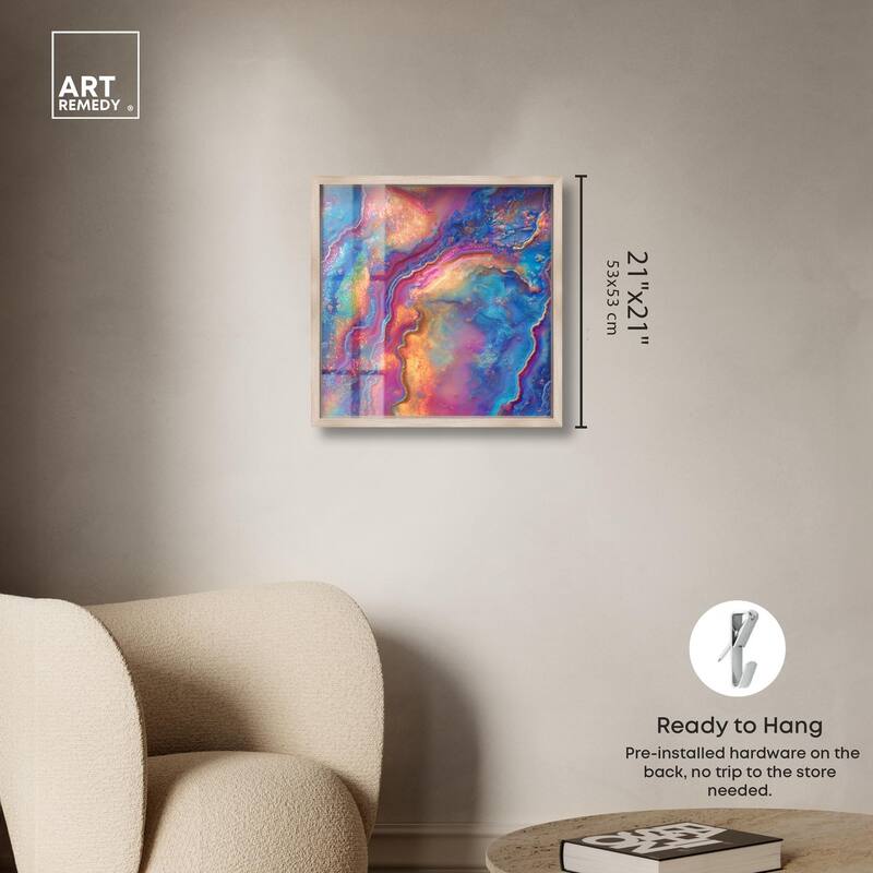 Glittering Spectrum II Shadowbox by Art Remedy