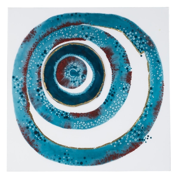 Square Abstract Whirlpool Wall Art 23" X 23". Opens flyout.