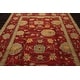 preview thumbnail 5 of 8, Hand Knotted Authentic Tufenkian Ruby Red Wool Oriental Area Rug(8x10) - 8' x 10'