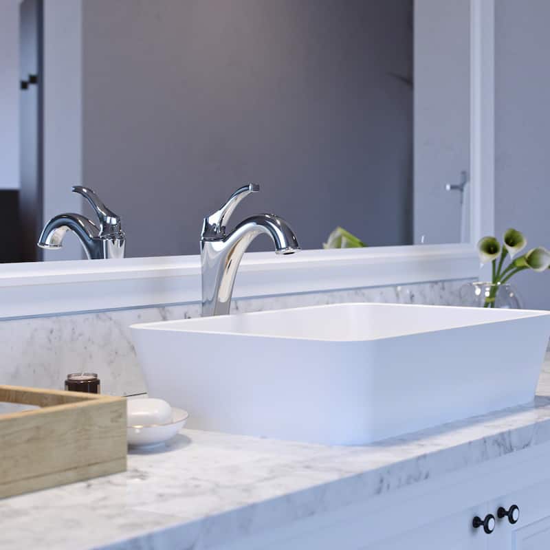 Kraus Pack of (2) Arlo 1.2 GPM Vessel Single Hole Bathroom Faucet with
