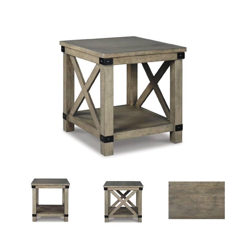 Aldwin End Table - Gray