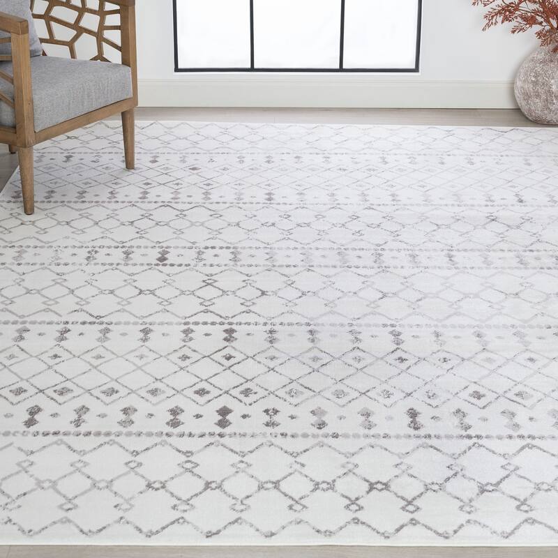 Linx Farmhouse Geometric Indoor Area Rug