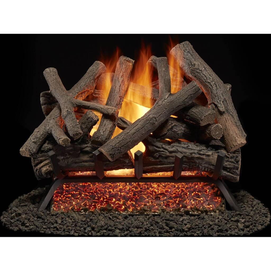 Duluth Forge BVL24-3-RO 55,000 BTU Liquid Propane, Natural Gas Log Set