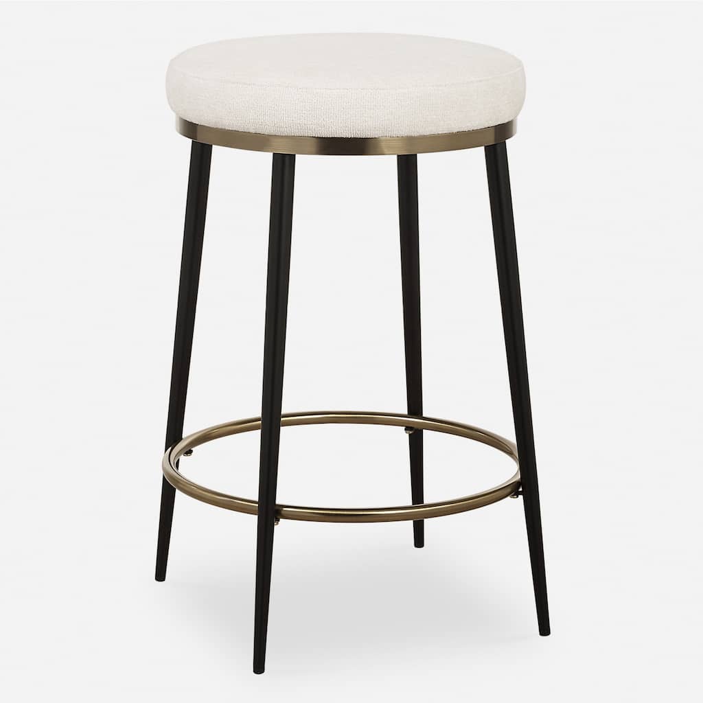 Plush Upholstered Counter Stool - 26"