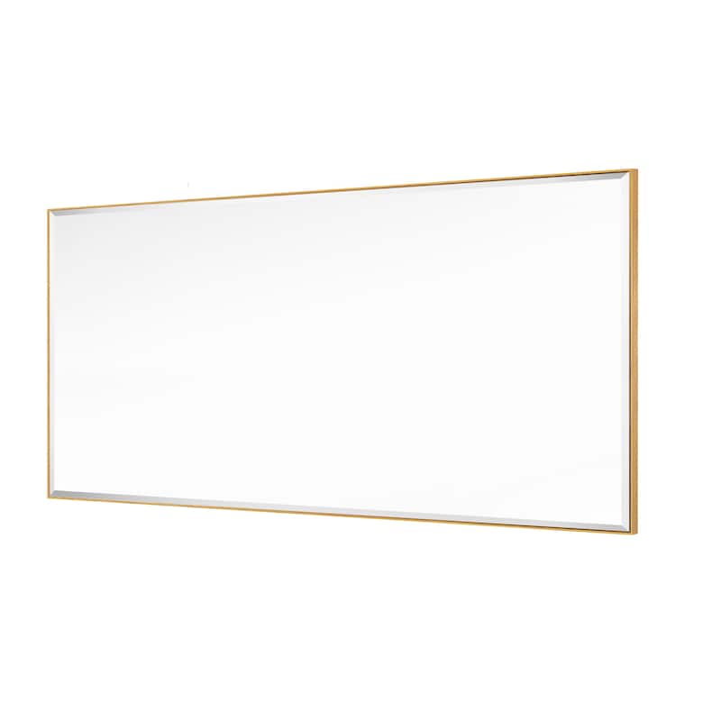 Rectangle Metal Framed Beveled Edge Bathroom Vanity Mirror