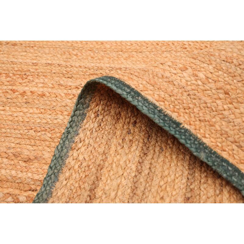 ECARPETGALLERY Braided Weave Palas Denizli Tan Jute Rug - 4'1 x 5'10