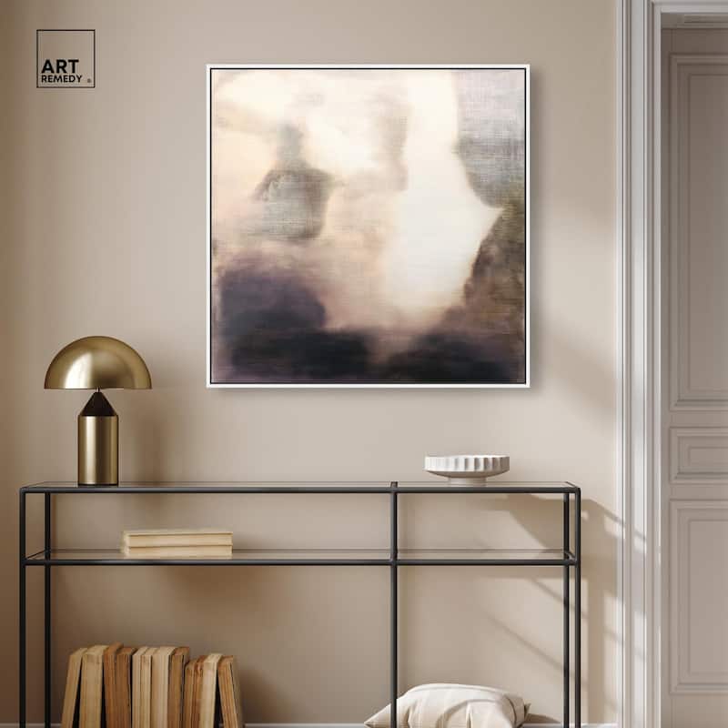 Pale Taupe I Canvas by Art Remedy