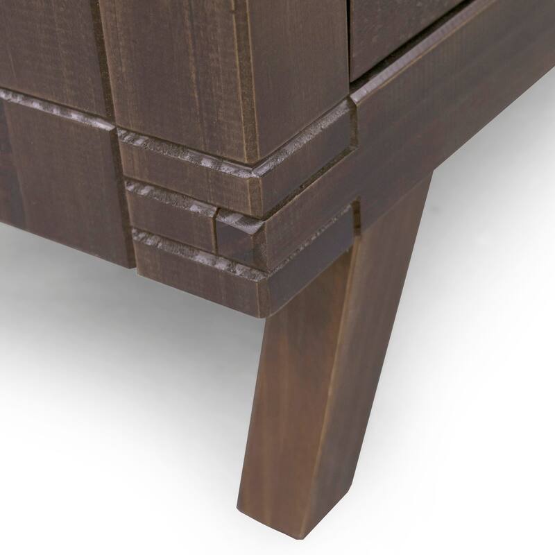 Steve Silver Panola Distressed Cocoa Dresser and Mirror