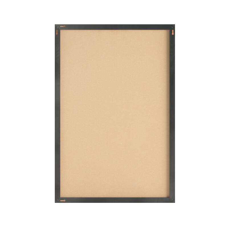 Commercial Wall Mount Cork Board with Wooden Push Pins