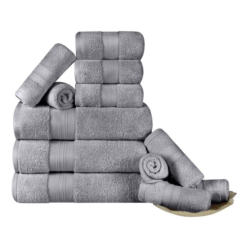 Blue Nile Mills Rio Turkish Cotton 12 Piece Towel Set