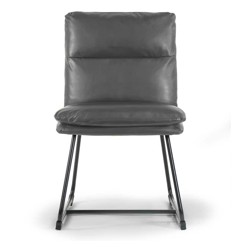 Aulani Upholstered Metal Frame Dining Chair (Set of 2)