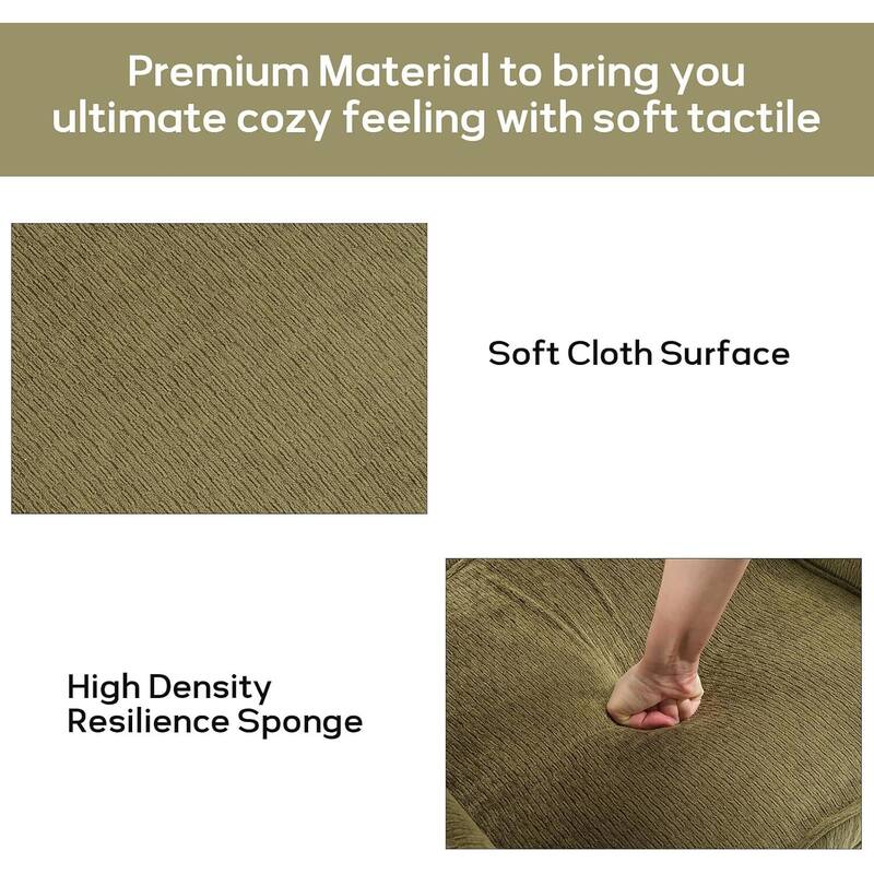 Swivel Accent Chair , 360 Degree Club Chair with Ottoman Set, Fabric Barrel Reading Chairs for Living Room Bedroom