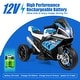 preview thumbnail 17 of 17, Gymax 12V Kids Ride on Motorcycle Licensed BMW 3 Wheels Electric Toy