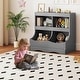 preview thumbnail 6 of 30, Costway Toy Storage Organizer for Toys & Books 4-Cubby Kids Bookcase - See Details