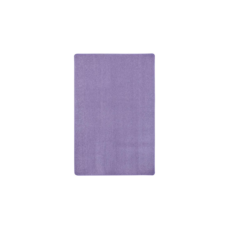 6'x6' area rug in Very Violet - durable soft decorative rug for home, living room & bedroom - 6' x 7'