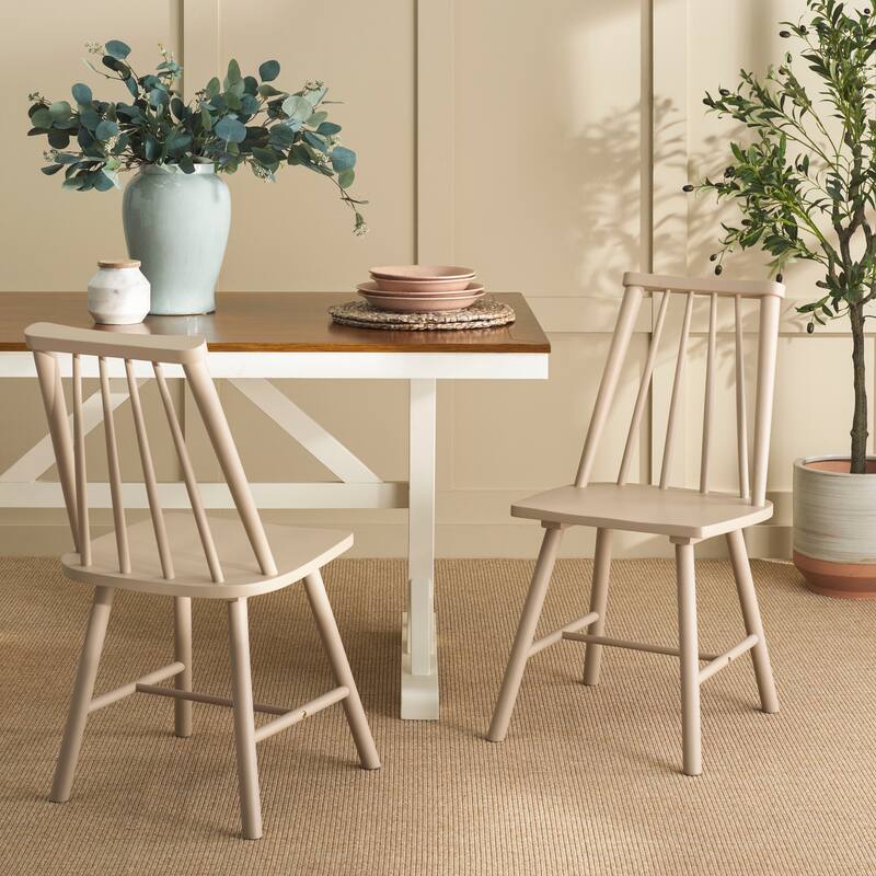 SAFAVIEH HOME Analin Dining Chair (Set of 2) - 18"W x 21"D x 33"H