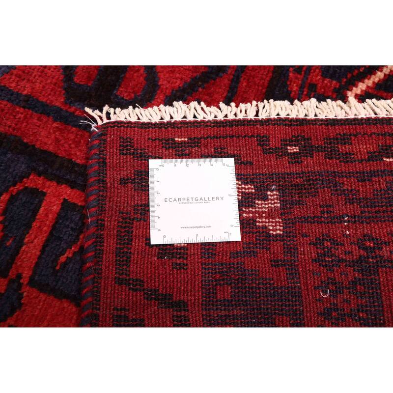 ECARPETGALLERY Hand-knotted Melis Vintage Red Wool Rug - 5'10 x 8'11