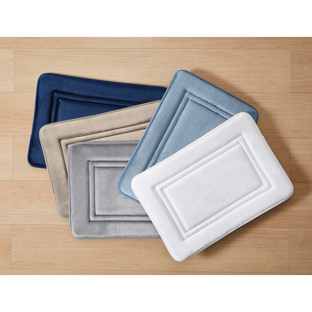 Simply Essential Antimicrobial Memory Foam Set of 2 Bath Rug