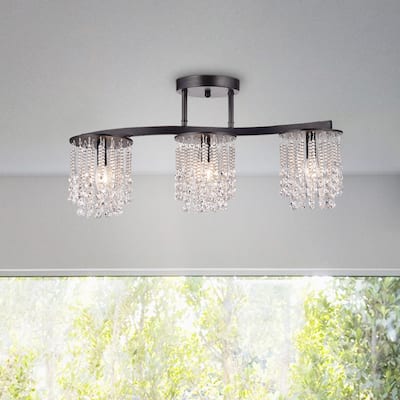 Plinius 3 - Light Cluster Cylinder Semi Flush Mount