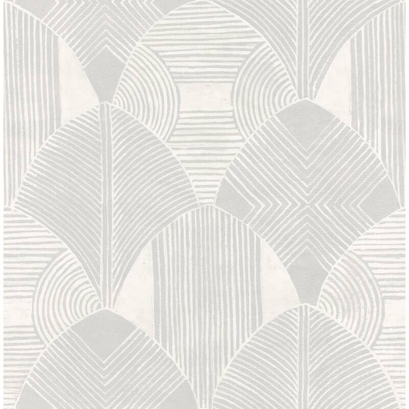 Scott Living Westport Dove Geometric Wallpaper