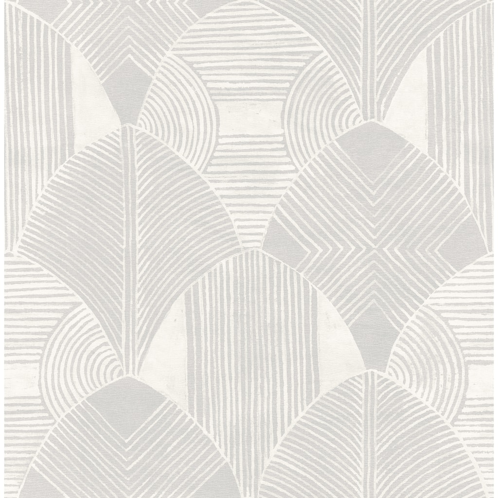 Scott Living Westport Dove Geometric Wallpaper
