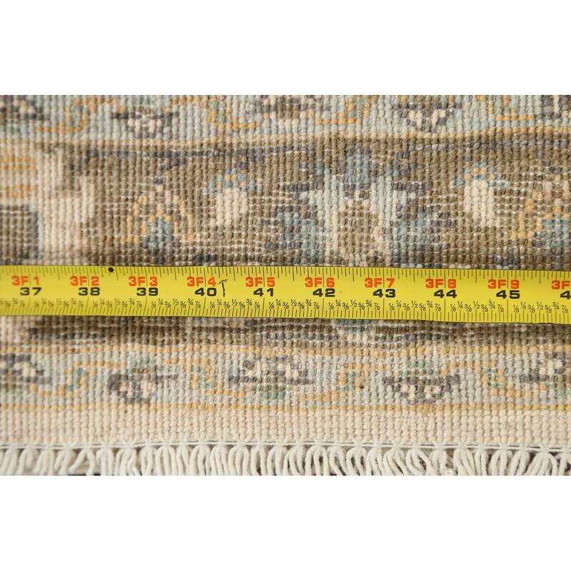 Floral Vegetable Dye Peshawar Chobi Oriental Runner Rug Hand-knotted - 2'7" x 10'0"