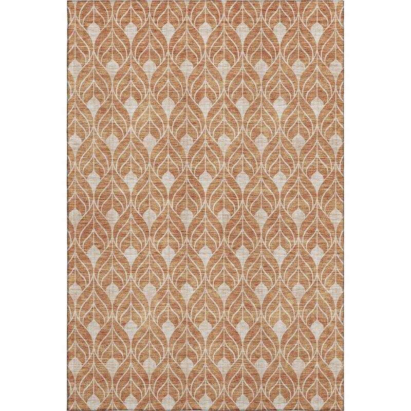 Premium Washable Super Soft Geo Teardrop Mayfield Rug