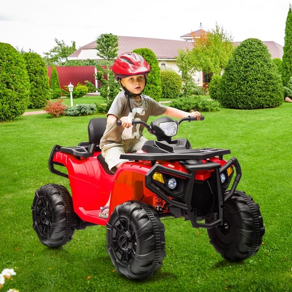 slide 2 of 21, 2 Seater Kids Ride On Car ATV Battery Powered Car for Big Kids Electric Vehicle Ride On Toy