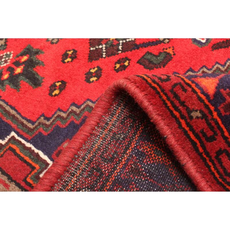 ECARPETGALLERY Hand-knotted Andelz Navy Wool Rug - 4'0 x 6'2