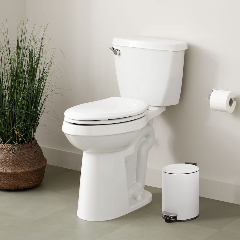 3L / 0.8 Gallon Mini Trash Can with Lid - 0.8 Gallon - White