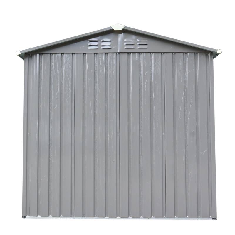 6x4ft Garden Metal Storage Shed outdoor storing tools Rainproof