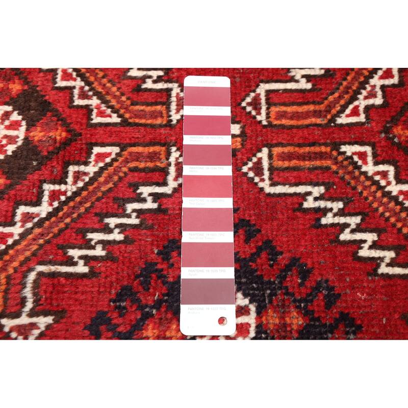 ECARPETGALLERY Hand-knotted Andelz Red Wool Rug - 3'6 x 6'0