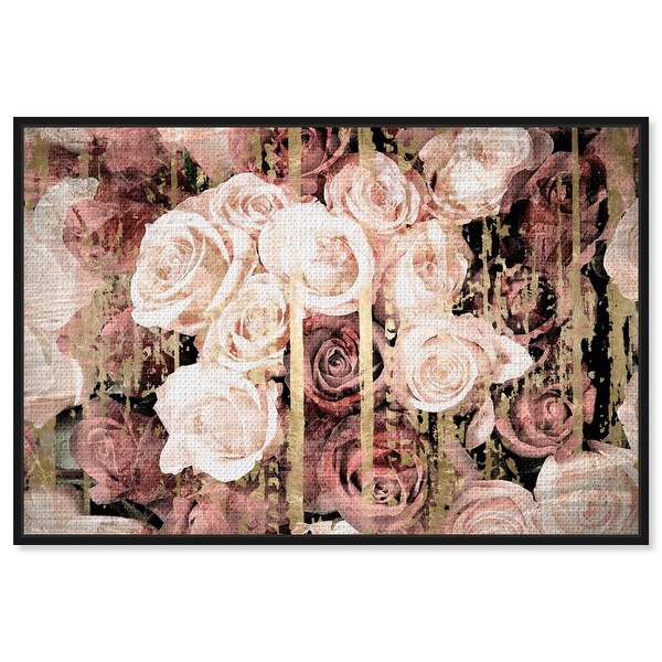 稀少 Oliver Gal Number 5 Rose II キャンバスアート Oliver Gal Floral and Botanical Wall Art Framed Canvas Prints
